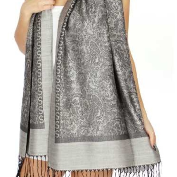 dressy silver shawl